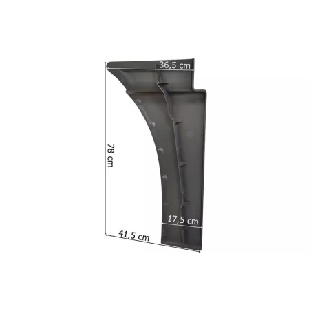 MAN TGA / TGX Tapa de Guardabarros Cabina Dch Gris