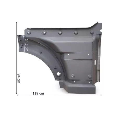 MAN TGA / TGX XXL Einstiegkasten Oben Links (Grau)