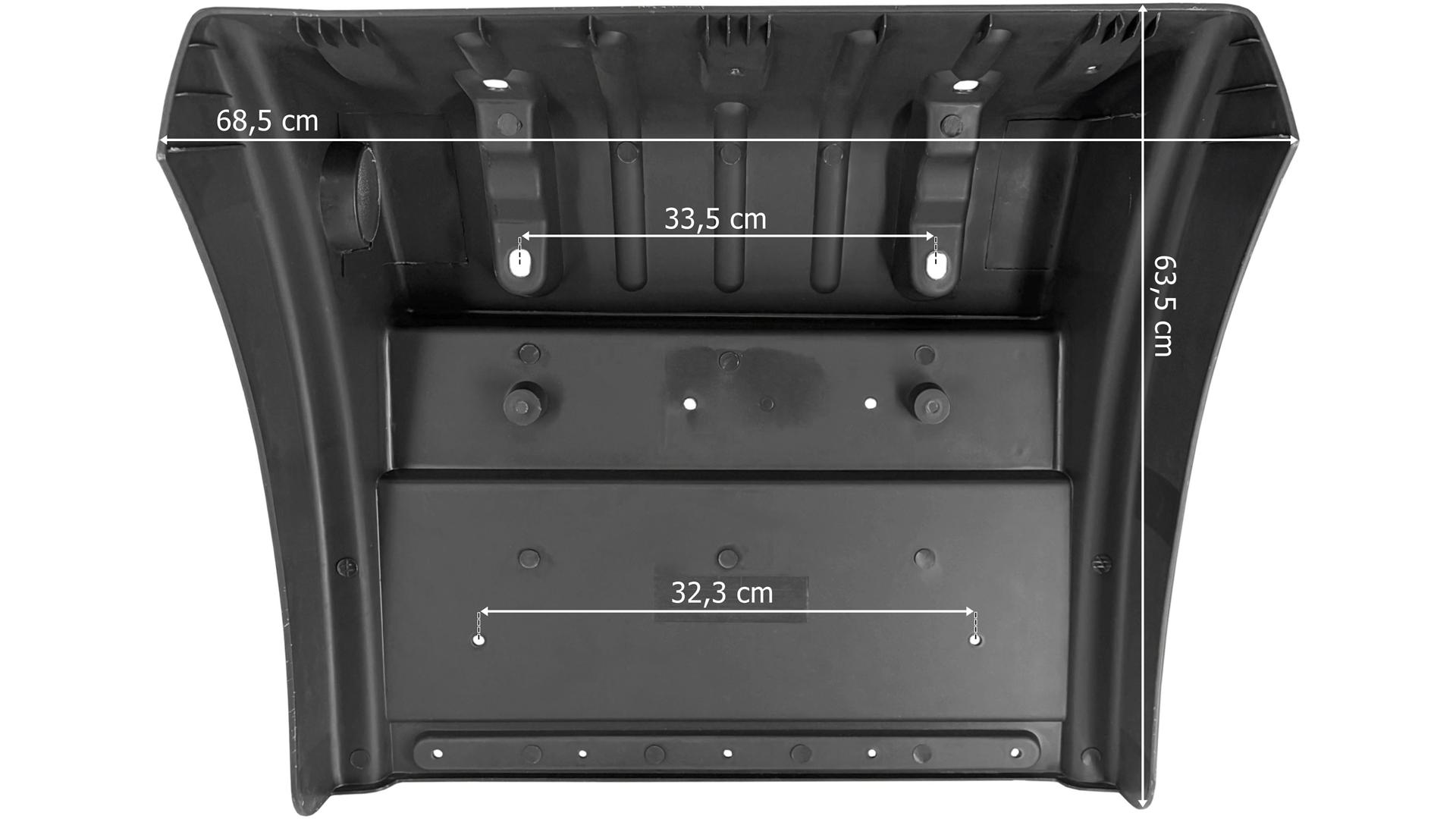 MAN TGA Rear Mudguard Lower Part Left Plastic