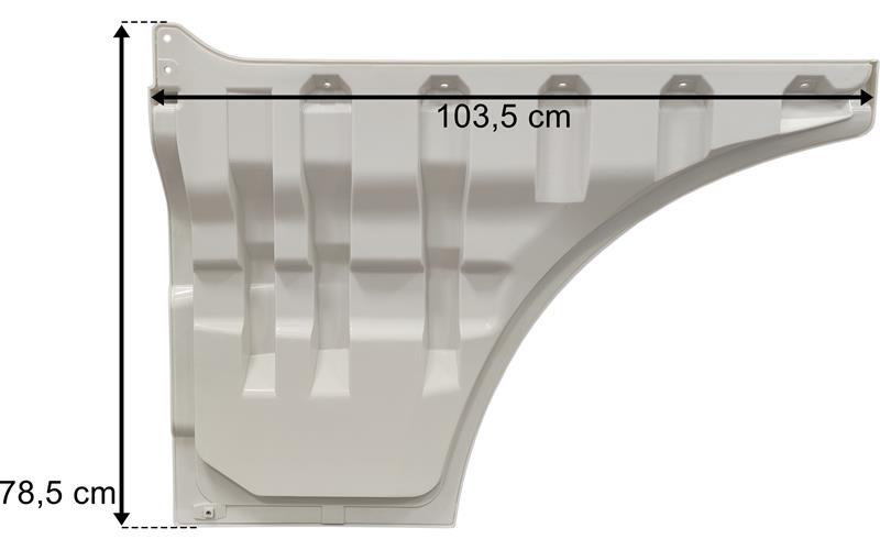 MAN TGX / TGA XXL Door RH Extension