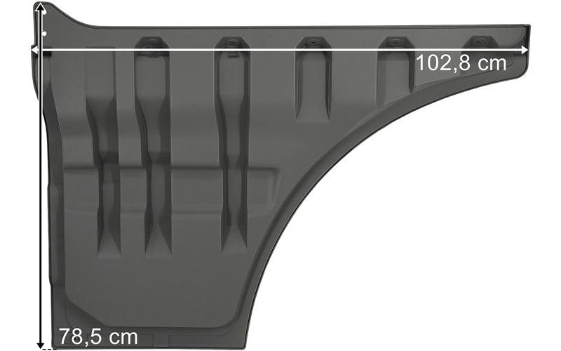 MAN TGA XXL УДЛИНИТЕЛЬ ДВЕРИ ПРАВЫЙ (СЕРЫЙ)