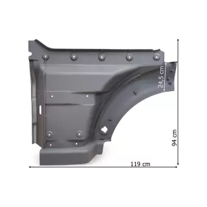 MAN TGA / TGX XXL Upper Step RH (Grey)