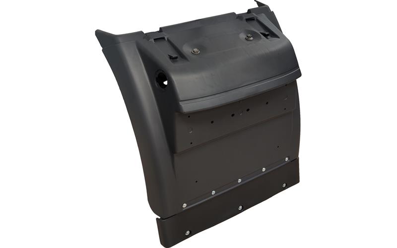 MAN TGX / TGS Guardabarros Trasero Partie Trasera Dch / Izq Avec Faldon 124mm