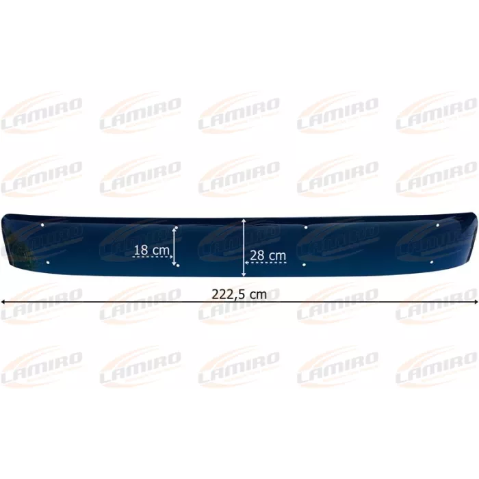 MAN TGA / TGX XLX Visera Solar de Cabina Ancha