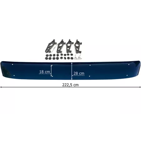 MAN TG3 / TGA / TGX XLX Sun Visor With Mounting Kit
