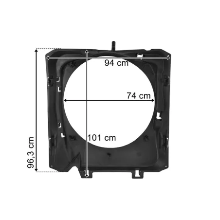 MAN TGA / TGX Carcasa del Ventilador del Radiador