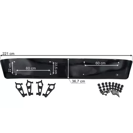 MAN TGX / TGA XXL Sonnenblende Mit Montagesatz