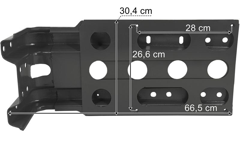 MAN TGA / TGX / TGS Mocowanie Błotnika Zakabinowego