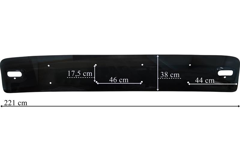 MAN TGX / TGA / Xl Pare-soleil 222x37cm Bas