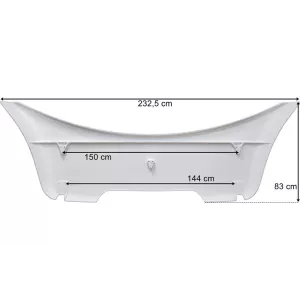 MAN TGX / TGA XXL Roof Spoiler