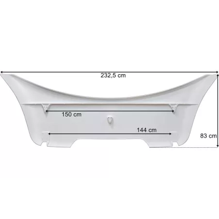 MAN TGX / TGA XXL Spoiler Dachowy