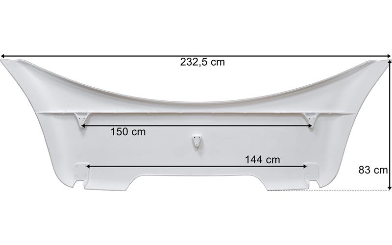 MAN TGX / TGA XXL Spoiler Dachowy
