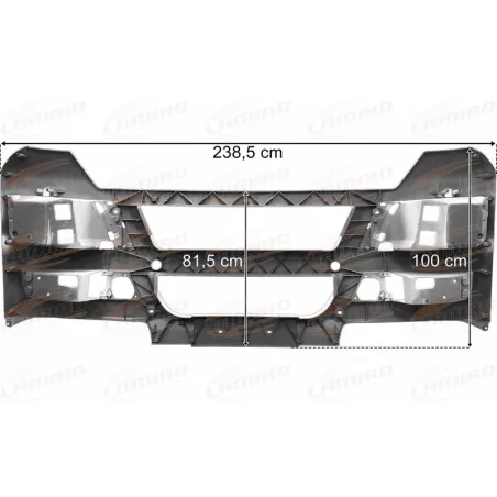 MAN TGX Zderzak Przedni Ral 9010