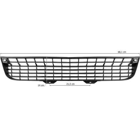 Renault Premium Lower Bumper Grilles