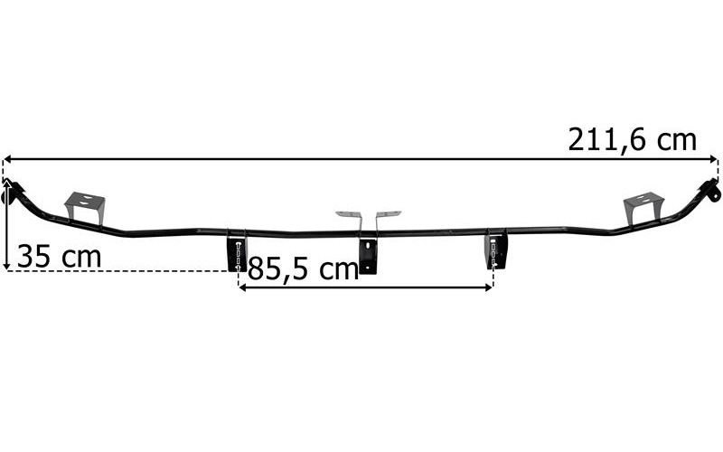 Rvi Premium DXi Sonnenblende Halterung