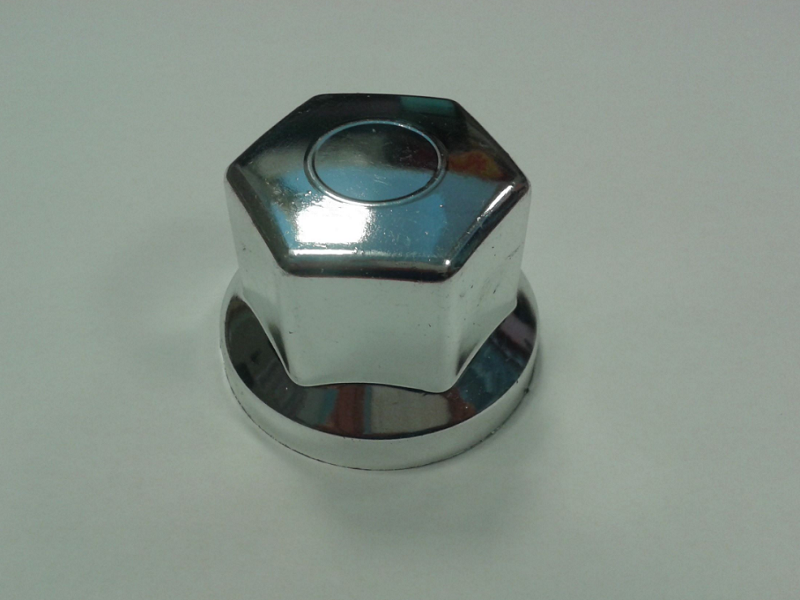 S-33 Plastic Nickel-plated Short Wheel Stud Cover