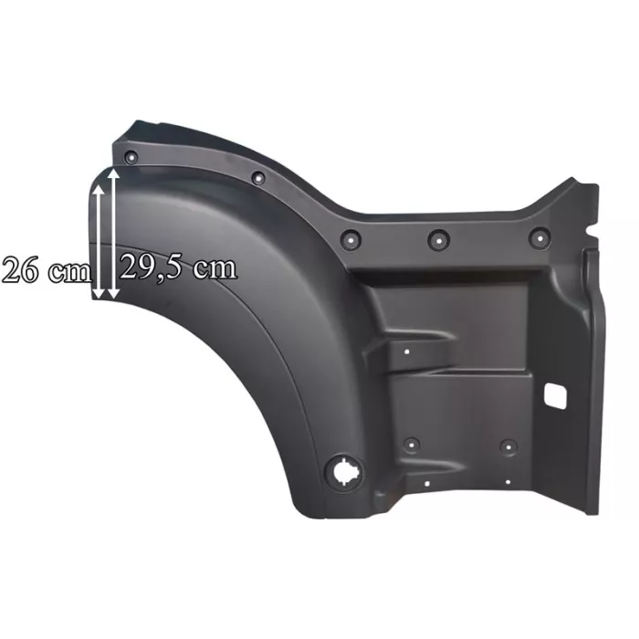 MAN TGA / TGS M / L / LX Estribo Superior Dch (Ancho)