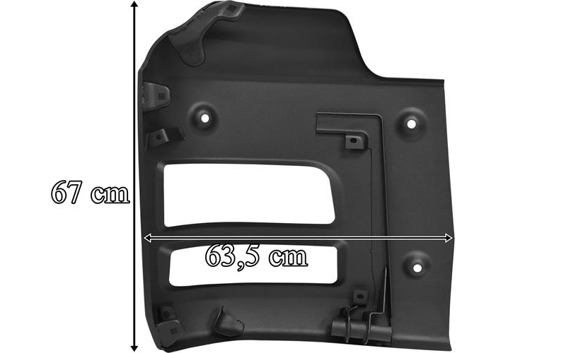 MAN TGS / TGA Metal Bumper LH (Construction Type)