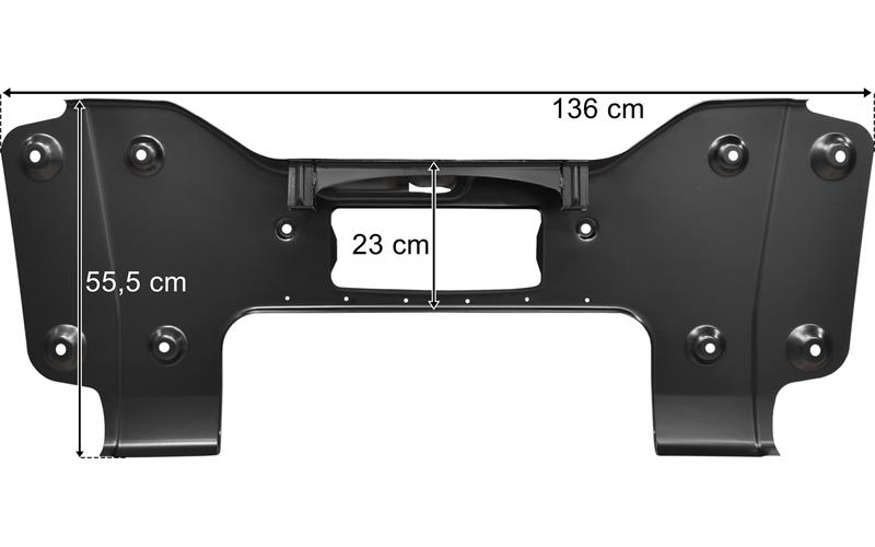 MAN TGS / TGA Zderzak Metalowy środkowy (Budowlany)