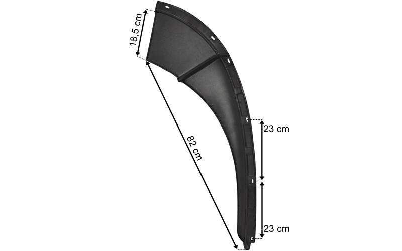 MAN TGS / TGA Lower Mudguard Extension RH (Wide Cab)