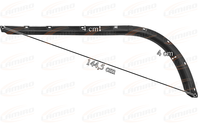 MAN TGS / TGA Front Mudguard Extension LH
