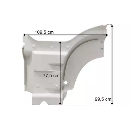 MAN TGS / TGA L / LX Upper Step RH (Wide)