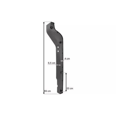 MAN TGS Bumper End Strip LH