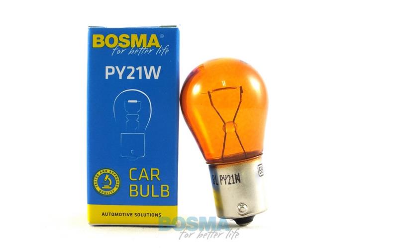 Bosma Bombilla 24V 21W PY21W BAU15S ámbar (Paquete Individual)