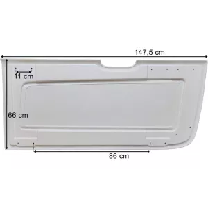 MAN TGX Euro6 Interaxle Side Skirt RH