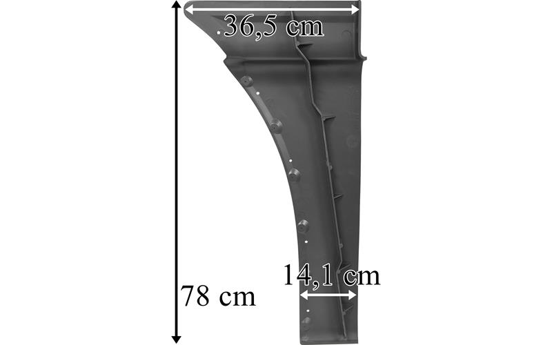 MAN TGX Cab Mudguard Cover RH