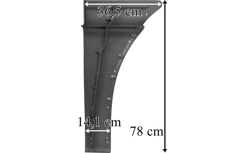 MAN TGX Cab Mudguard Cover LH