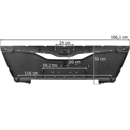 MAN TGX Euro 6 Kühlergrill / Frontgrill