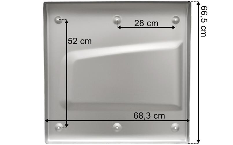 MAN TGX Euro6 Cache de Silencieux (Aluminium)