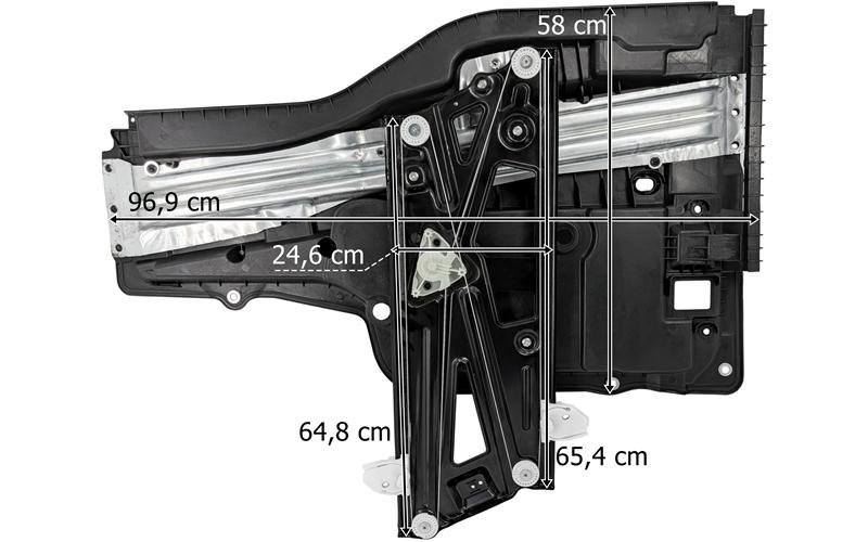 MAN TGX / TGS / TGM / TGL Elevalunas Lateral Izq (con Motor)
