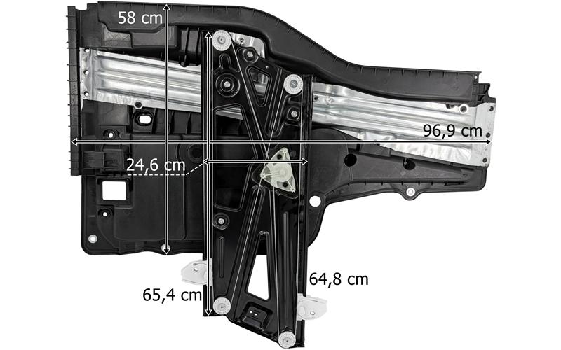 MAN TGX / TGS / TGM / TGL Elevalunas Lateral Dch (con Motor)