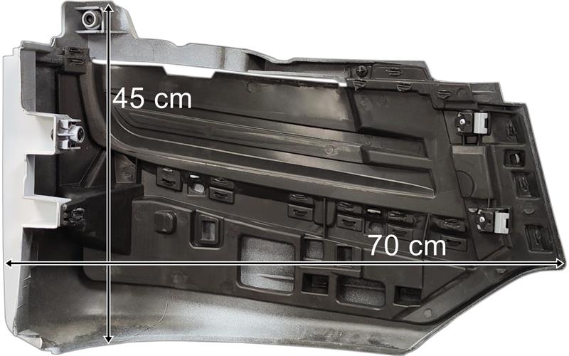 MAN TGS Bumper Corner LH Without Fog Lamp Hole