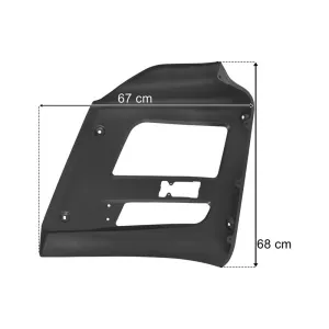 MAN TGS (2013-) Right Metal Bumper With Washer Nozzle Hole