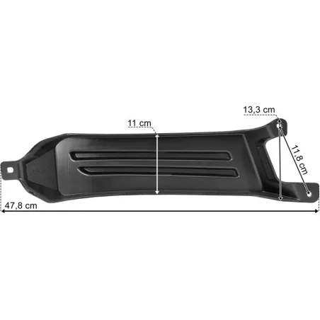 MAN TGS Euro6 Zaślepka Halogenu Lewa Metalowego Zderzaka
