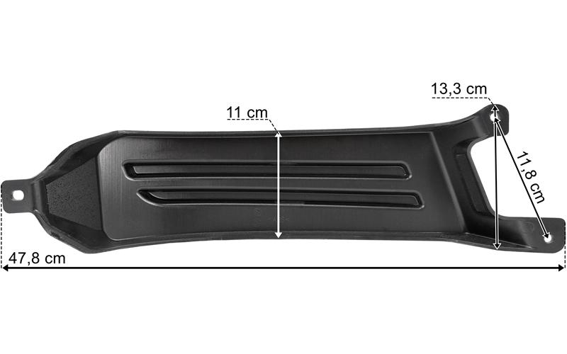 MAN TGS Euro6 Fog Lamp Cover LH (For Metal Bumper)