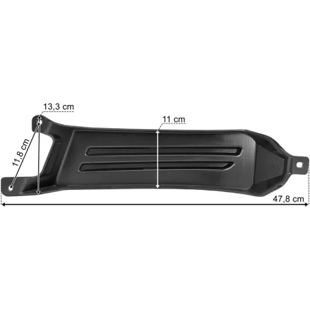 MAN TGS Euro6 Fog Lamp Cover RH (For Metal Bumper)
