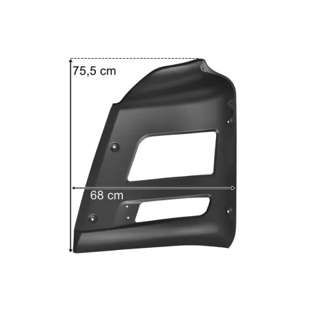 MAN TGS Euro6 Bumper RH Metal (High)