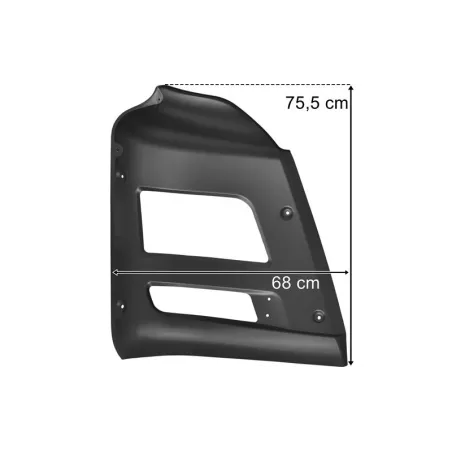 MAN TGS Euro6 Bumper LH Metal (High)