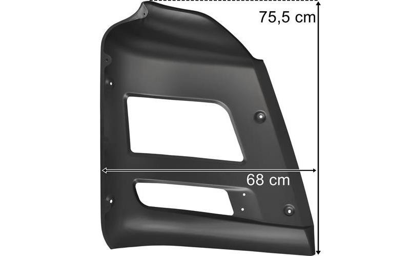 MAN TGS Euro6 Zderzak Lewy Metalowy (Wysoki)