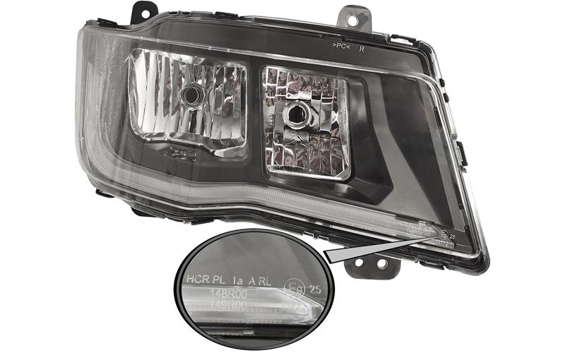 MAN TGX / TGS / TGL / TGM TG3 Headlamp RH