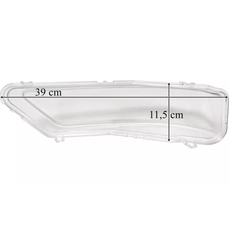 MAN TGX / TGS / TGL / TGM / TG3 (2021-) Cristal para Piloto Antiniebla Dch
