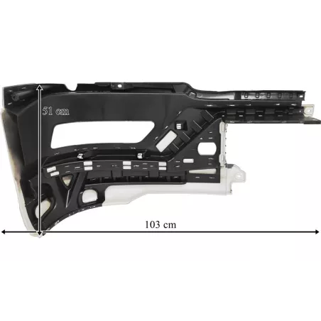 MAN TGX / TG3 (2021-) Left Grey Bumper Corner