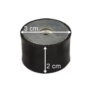 MAN TGX / TGS TG3 Rubber-metal Mount M8x6x6 - 30x20