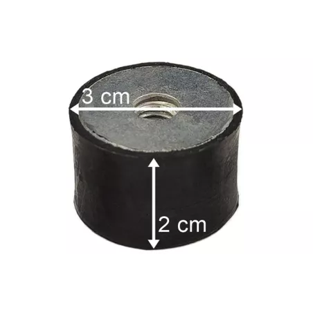 MAN TGX / TGS TG3 Rubber-metal Mount M8x6x6 - 30x20
