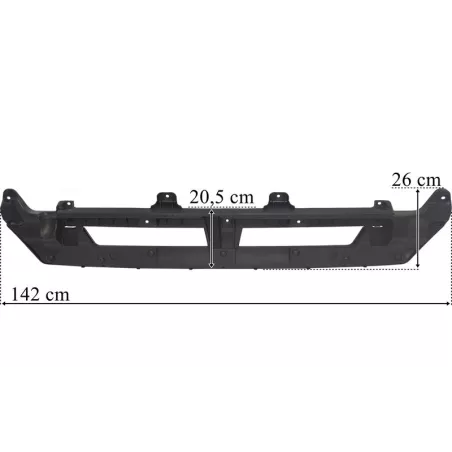 MAN TGX / TG3 (2021-) Upper Grille Trim Add-on