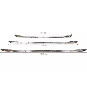 MAN TGX / TG3 (2021-) Lower Grille Trim Chrome Set